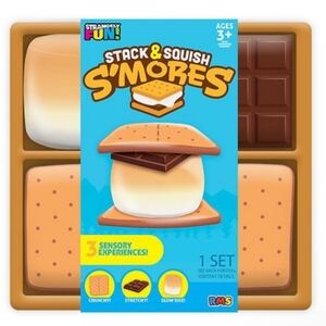 Stack & Squish S'mores Sensory Toy Set Chocko Smell